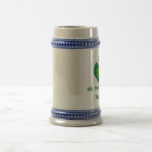 Ik hou van St. Patrick's Day Bierpul (Center)