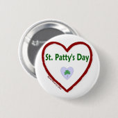 Ik hou van St. Patty's Day Ronde Button 5,7 Cm (Voorkant /achterkant)