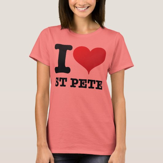 Ik hou van St Pete #3 - Design 02 T-shirt (Voorkant)