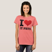 Ik hou van St Pete #3 - Design 02 T-shirt (Voorkant volledig)