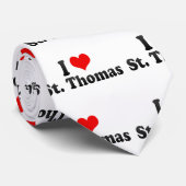 Ik hou van St. Thomas, Canada Stropdas (Opgerold)