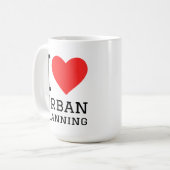Ik hou van stadsplanning koffiemok (Voorkant links)