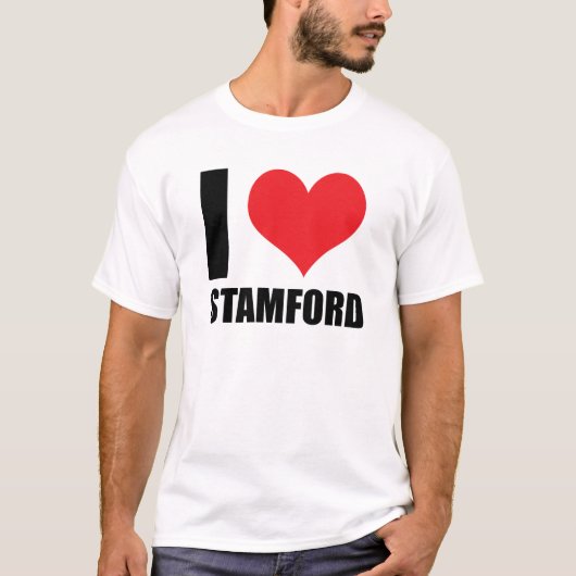 Ik hou van Stamford T-shirt (Voorkant)