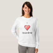 Ik hou van Standardrassen! T-shirt (Voorkant volledig)