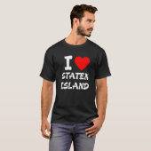 Ik hou van Staten Island T-shirt (Voorkant volledig)