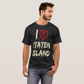 Ik hou van Staten Island T-shirt (Voorkant volledig)