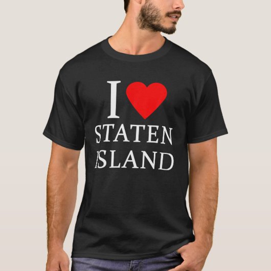 Ik hou van Staten Island T-shirt (Voorkant)