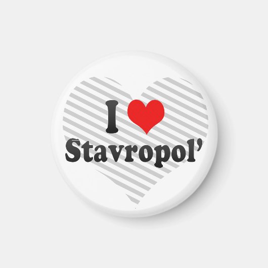 Ik hou van Stavropol, Rusland Magneet (Voorkant)