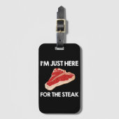 Ik hou van steak cadeau Ribeye House Bagagelabel (Voorkant (verticaal))