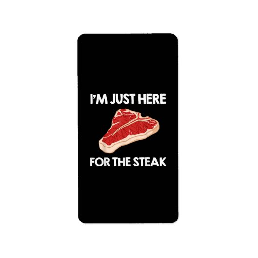 Ik hou van steak cadeau Ribeye House Etiket (Voorkant)