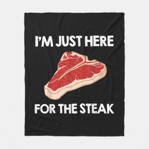 Ik hou van steak cadeau Ribeye House Fleece Deken
