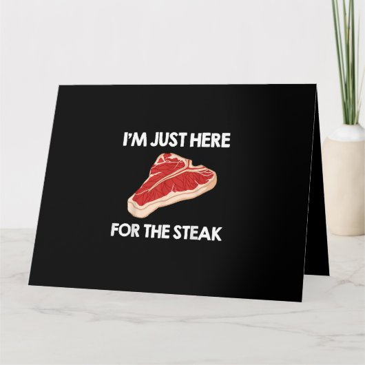 Ik hou van steak cadeau Ribeye House Kaart (Voorkant)