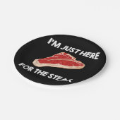 Ik hou van steak cadeau Ribeye House Papieren Bordje (Gekanteld)