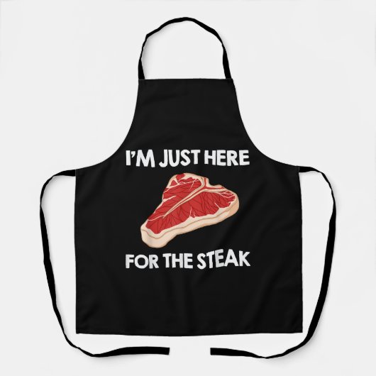 Ik hou van steak cadeau Ribeye House Schort (Voorkant)
