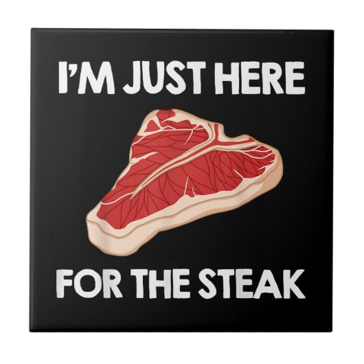 Ik hou van steak cadeau Ribeye House Tegeltje (Voorkant)