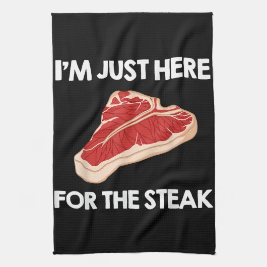 Ik hou van steak cadeau Ribeye House Theedoek (Verticaal)