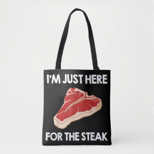 Ik hou van steak cadeau Ribeye House Tote Bag