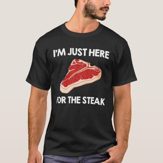 Ik hou van Steak Gift Ribeye House T-shirt (Voorkant)