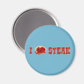 Ik hou van Steak Magneet (Voorkant / Achterkant)