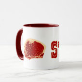 Ik hou van Steak Mok (Voorkant links)