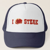 Ik hou van Steak Trucker Pet (Voorkant)