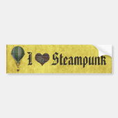Ik hou van Steampunk Bumpersticker (Voorkant)