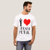 Ik hou van Steampunk grappig elegant T-shirt (Voorkant volledig)
