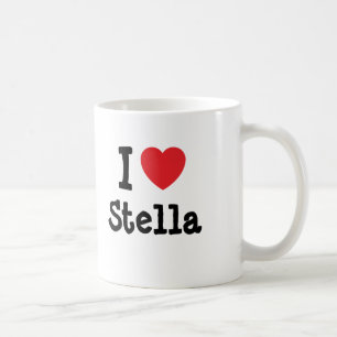 Ik hou van Stella hart T-Shirt Koffiemok
