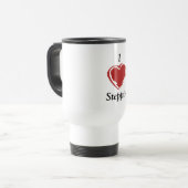Ik hou van Steppin'Travel Mug Reisbeker (Voorkant links)