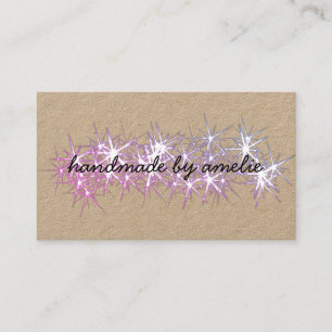 Ik hou van sterren die op naam worden gemaakt met  visitekaartje