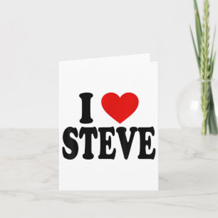Ik hou van Steve _1 Kaart