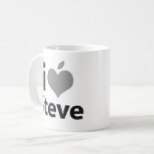 Ik hou van Steve Koffiemok (Voorkant links)