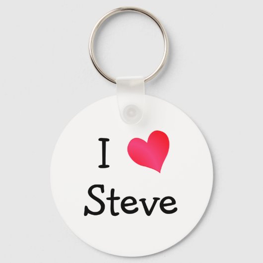 Ik hou van Steve Sleutelhanger (Voorkant)