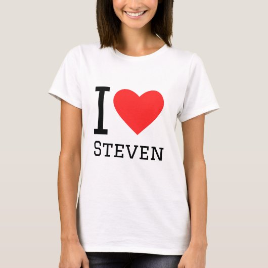 Ik hou van steven t-shirt (Voorkant)