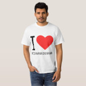 Ik hou van stewardessen t-shirt (Voorkant volledig)