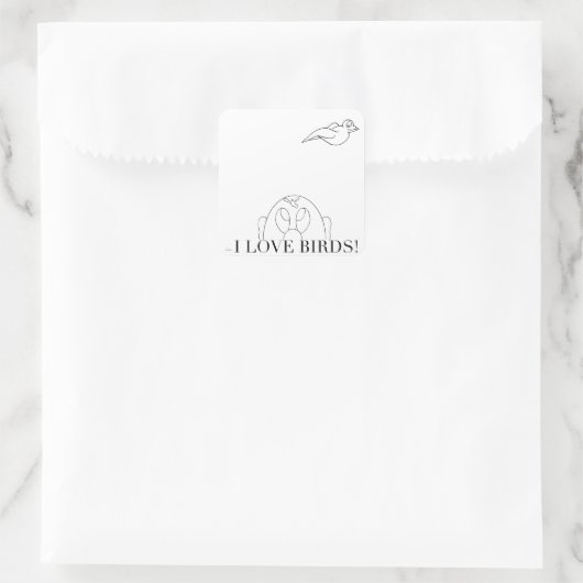 Ik hou van stickers (Tas)