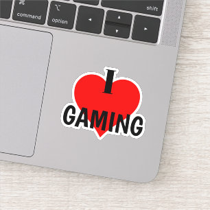 Ik hou van Stickers voor games - Gamer Stickers