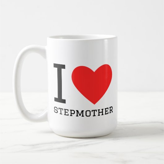 Ik hou van stiefmoeder koffiemok (Links)