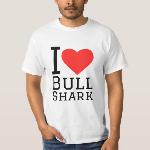 Ik hou van stierhaaien t-shirt
