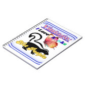Ik hou van stinkdieren, niet van mensen notitieboek (Linkerzijde)