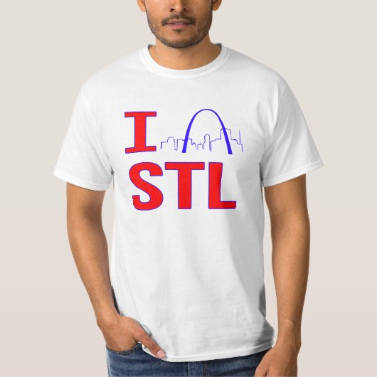 Ik hou van STL T-shirt (Voorkant)