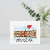 Ik hou van Stockholm Briefkaart (Staand voorkant)