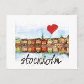 Ik hou van Stockholm Briefkaart (Voorkant)