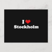 IK HOU VAN STOCKHOLM BRIEFKAART (Voorkant)
