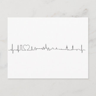 Ik hou van Stockholm (ecg-stijl) souvenir Briefkaart