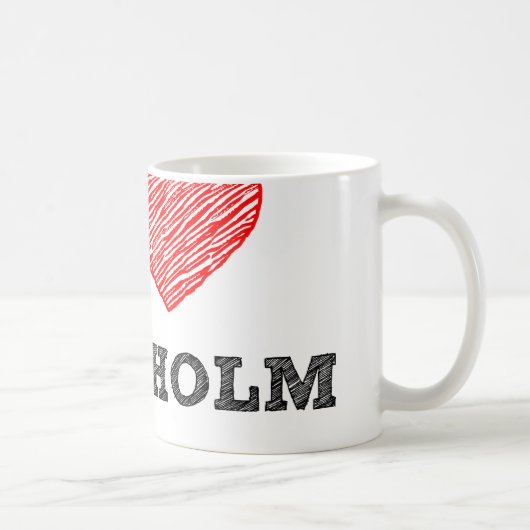 Ik hou van Stockholm Koffiemok (Rechts)