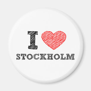 Ik hou van Stockholm Magneet