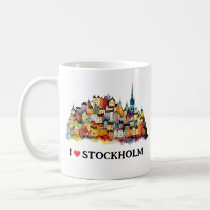 Ik hou van Stockholm   Zweden Reizen   Koffie Koffiemok