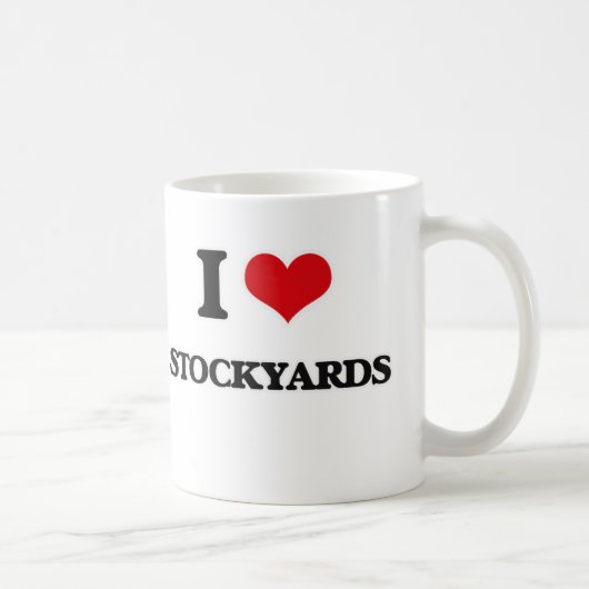 Ik hou van Stockyards Koffiemok (Rechts)