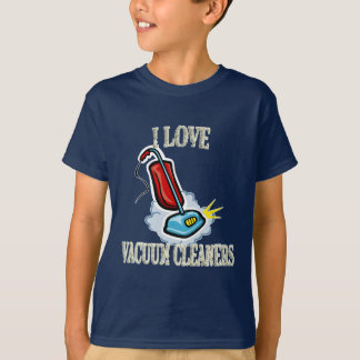 Ik hou van stofzuigers t-shirt